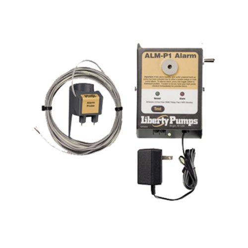 Liberty Pumps ALM-P1 Indoor High Liquid Level Alarm with Probe Sensor