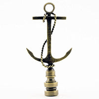 Anchor Lamp Finial - Antique Finish - 3.5 Inch High