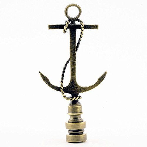 Anchor Lamp Finial - Antique Finish - 3.5 Inch High