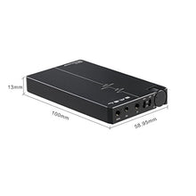 Load image into Gallery viewer, SMSL SAP-11 Portable Headphone Amplifier with 2.5 mm Balanced and 3.5 mm Unbalanced Headphone Output,HiFi Audio AMP for Earphone 2xTPA6120A2 Black
