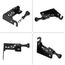 Load image into Gallery viewer, Keenso Motorcycle Front Left Camera Support Bracket Go Pro Side Camera Bracket Stand for R1200gs Lc R1200gs Lc Adv(Black)
