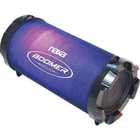 Naxa Electronics NAS-3087 Boomer Impulse Flash Bluetooth Boombox with LED, Lights Black, 5