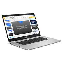 Load image into Gallery viewer, ASUS Chromebook C523 Laptop- 15.6&quot; Full HD NanoEdge Touchscreen, Intel Quad Core Pentium N4200 Processor, 4GB RAM, 64GB eMMC Storage, Optical Mouse Included, USB Type-C, Chrome OS, C523NA-IH24T Silver
