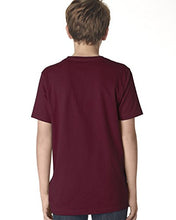 Load image into Gallery viewer, Next Level Big Boys&#39; Comfort Fashion Rib Jersey Crew T-Shirt, XL, MAROON
