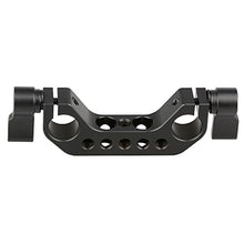 Load image into Gallery viewer, CAMVATE 15mm Rod Clamp for DLSR Camera Rig Cage Baseplate (Black)
