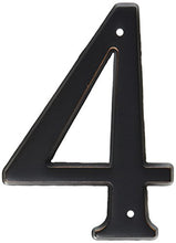 Load image into Gallery viewer, Baldwin 90674412 74# 4 House Number, Distressed Aged Bronze
