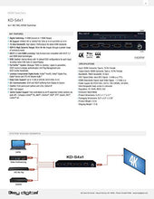 Load image into Gallery viewer, Key Digital 4x1 4K/18G HDMI Switcher
