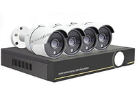 Generic P2P Cloud CCTV System IR Outdoor Night Vision Video Camera POE NVR Kit,960p IP Camera P2P Video Security Surveillance Set Pack of 1