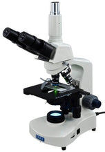 Load image into Gallery viewer, OMAX 40X-2000X LED Reversed Nosepiece Trinocular Compound Microscope with 30 Degree Siedentopf Viewing Head and Dry Darkfield Condenser
