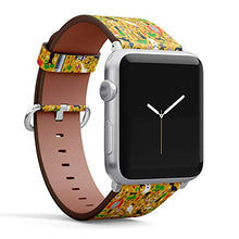 Load image into Gallery viewer, S-Type iWatch Leather Strap Printing Wristbands for Apple Watch 4/3/2/1 Sport Series (42mm) - Australian Koala, Kangaroo Wild Animals and Travel Landmark
