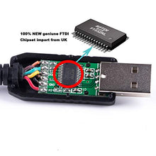 Load image into Gallery viewer, FTDI Chip USB to 3.3v TTL UART Serial Converter Wire End Stripped Connector Flash Program Download Cable 6FT Compatible TTL-232R-3V3-WE
