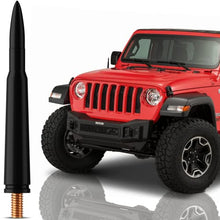 Load image into Gallery viewer, Bullet Antenna Mast for Jeep Wrangler JK JL 4xe Gladiator 2007-2023 - Highly Durable Premium Truck Antenna - Car Wash-Proof Radio Antenna for FM AM - Jeep Wrangler Accessories for Men &amp; Women
