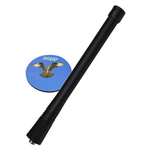 Load image into Gallery viewer, HQRP VHF Antenna Compatible with Motorola SP50+ / P50+ / EX500 / PRO1150 / MTX900 / MT100 / MX300 / MU11 / MU11C / MU11CV / MU12 / MU12C / MU12CV / MU21C / MU21CV / MU22CVS / MU24CV + HQRP Coaster
