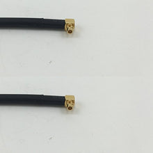 Load image into Gallery viewer, 12 inch RG188 MMCX MALE ANGLE to MMCX MALE ANGLE Pigtail Jumper RF coaxial cable 50ohm Quick USA Shipping
