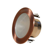 Load image into Gallery viewer, 4 Inches Frosted Lens Shower Trim for Line Voltage Recessed Light-(Copper)- Fit Halo / Juno
