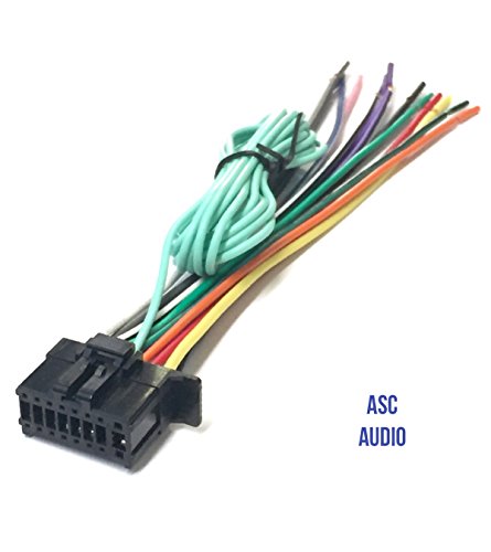 ASC Car Stereo Power Speaker Wire Harness Plug for Pioneer / Premier Aftermarket DVD Nav Radio DEH-X6700BT DEH-X4700BT DEH-X2700UI DEH-X5700HD AVH4100NEX,AVH4000NEX AVH-4100NEX AVIC-6100NEX + more