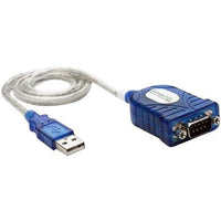 Plugable Usb To Serial Adapter Compatible With Windows, Mac, Linux (Rs 232 Db9 Female Connector, Prol