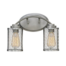 Load image into Gallery viewer, Millennium Lighting Millennium:Two 3272-BPW Akron 2-Light Bath Vanity in Brushed Pewter
