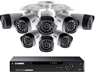 Lorex 8 Channel HD Analog DVR with 2TB HDD Security System, with 8 1080p Cameras130' Night Vision