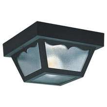 Load image into Gallery viewer, Sea Gull Lighting 7567-32 One Light Ceiling Flush Mount Outdoor Fixture, Clear
