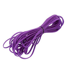 Load image into Gallery viewer, Aexit 6mm Dia Cord Management Tight Braided PET Expandable Sleeving Cable Wrap Sheath Cable Sleeves Purple 32Ft

