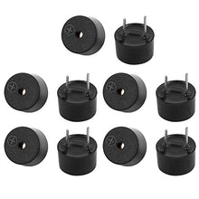 Load image into Gallery viewer, Aexit 10Pcs 3V Security &amp; Surveillance Miniature Active Buzzer Magnetic Long Continous Beep Tone 9mm Horns &amp; Sirens x 5.5mm
