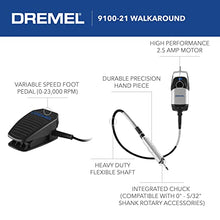 Load image into Gallery viewer, Dremel 9100-21 Fortiflex 2.5 Amp Flex Shaft Powerful Rotary Tool Kit- Hands-Free Speed Control for Precision Crafts &amp; Projects, Detail Sander, Polisher, Engraver, Etcher
