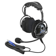Load image into Gallery viewer, Rugged Radios H22-ULT Carbon Fiber Over The Head Ultimate Headset with Gel Ear Seals, Cloth Ear Covers and Dynamic Noise Cancelling Microphone

