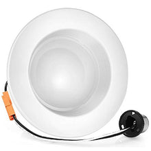 Load image into Gallery viewer, Four Bros 4&quot; Inch LED Remodel LED Recessed Light Kits, IC Rated Remodel Housing and Dimmable LED Downlight, Damp Rated, 10W, 750lm, 3000K (Warm White), ETL Listed
