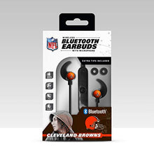 Load image into Gallery viewer, NFL SUCKERZ Wireless Bluetooth Earbuds, Cleveland Browns
