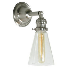 Load image into Gallery viewer, JVI Designs 1210-17 S10 Union Square - One Light 11.50&quot; Wall Sconce, Pewter Finish with Clear Glass
