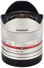 Load image into Gallery viewer, Samyang 8/2.8 Lens Fisheye II APS-C Sony E Manual Focus Photo Lens, Super Wide Angle Lens, Silver
