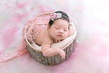 Load image into Gallery viewer, Coberllus Newborn Boy Girl Photography Props Newborn Wraps Baby Photo Shoot Outfits Wrap Lace Yarn Cloth Blanket (Snow Bud Color), 0-12 months
