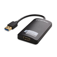 Cable Matters SuperSpeed USB 3.0 to HDMI Adapter (USB to HDMI Adapter) for Windows up to 1440p in Black