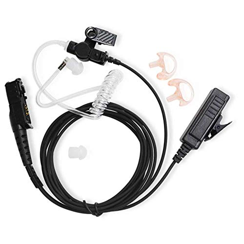 Tenq 2-Wire Two-Way Radio Surveillance Earpiece Kit for Motorola Xpr3300 Xpr3500 XIR P6620 XIR P6600 E8600 E8608 Mototrbo