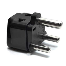 Load image into Gallery viewer, South Africa, Botswana Power Plug Adapter by OREI, 2 in 1 USA Grounded Connection - Universal Socket - Type M - 4 Pack - Perfect for Cell Phones, Laptops, Chargers &amp; More
