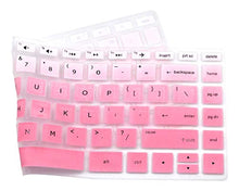 Load image into Gallery viewer, Silicone Keyboard Cover Soft Skin Compatible for 2018 HP Pavilion 14&quot; Notebook, HP 14-BF050WM Laptop, 14 inch HP 14-BK061ST 14-BK091ST Laptop, HP 14M-BA 14-BW Series (Pink Ombre)
