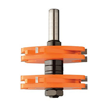 Load image into Gallery viewer, CMT 800.628.11 Tenon Cutting Router Bit with 3-Inch Diameter with 1/2-Inch Shank
