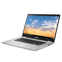 Load image into Gallery viewer, ASUS Chromebook C523 Laptop- 15.6&quot; Full HD NanoEdge Touchscreen, Intel Quad Core Pentium N4200 Processor, 4GB RAM, 64GB eMMC Storage, Optical Mouse Included, USB Type-C, Chrome OS, C523NA-IH24T Silver

