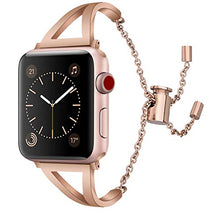 Load image into Gallery viewer, Mobile Advance Metal Band Bracelet for Apple Watch Series 5/4/3/2/1 (Rose Gold, 42mm/44mm)
