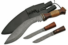 Load image into Gallery viewer, SZCO Supplies Damascus Steel Kukri
