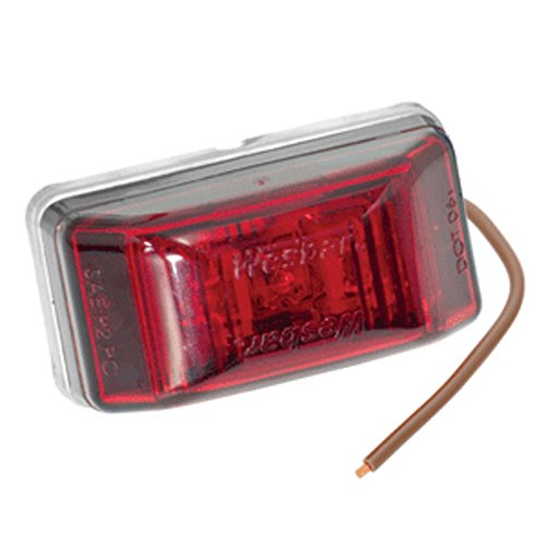 Wesbar LED Clearance-Side Marker Light #99 Series - Red Marine , Boating Equipment