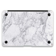 Load image into Gallery viewer, MacBook Skin White Marble Skin- Full Set Skin kase (Air 13&quot;)
