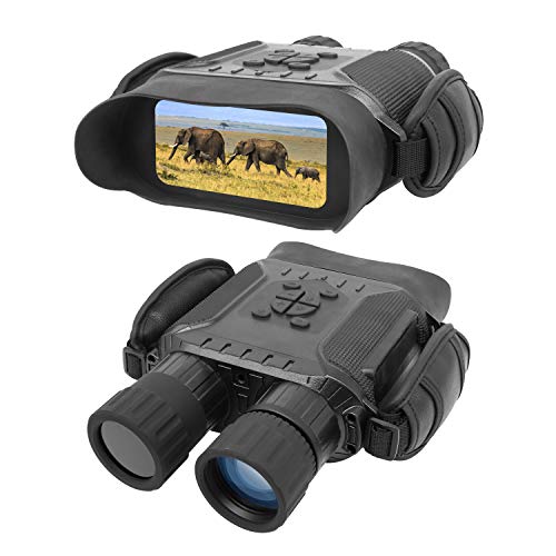Bestguarder NV-900 4.5X40mm Digital Night Vision Binocular with Time Lapse Function Takes HD Image & 720p Video with 4 LCD Widescreen from 400m/1300ft in The Dark W/ 32G Memory Card
