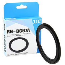 Load image into Gallery viewer, JJC 67mm ABS Lens Filter Adapter Ring for Canon SX70 HS, SX60 HS, SX50 HS, SX40 HS, SX30 IS, SX20 IS, SX10 IS, SX1 IS, SX540 HS, SX530 HS, SX520 HS Digital Camera Replaces Canon FA-DC67A Adapter Ring
