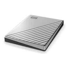 Load image into Gallery viewer, WD 1TB My Passport Ultra Silver Portable External Hard Drive HDD, USB-C and USB 3.1 Compatible - WDBC3C0010BSL-WESN
