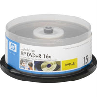 HP 16x LightScribe 4.7GB 120-Minute DVD+R Media - 15 Pack (Discontinued by Manufacturer)