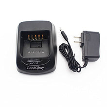 Load image into Gallery viewer, GoodQbuy Ni-MH NI-CD LI-ION Rapid Quick Charger KSC-32 for Kenwood Radio NX-410 NX-411 TK-2180 TK-3180 TK-5210 KNB-32N KNB-33 KNB-33L KNB-33Li KNB-43L KNB-47L KNB-48L KNB-50NC KNB-54N

