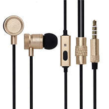 Load image into Gallery viewer, Hitommy Mingge-M900 in-Ear Metal Super Bass Compatible Headphone with Microphone - Silver
