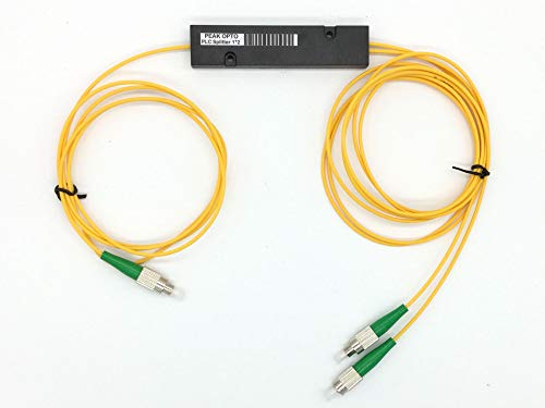 PLC Splitter with Plastic ABS Box Package (1x2, FC/APC)